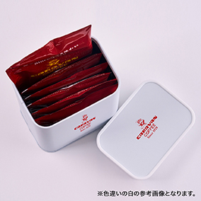 キャラバンコーヒー スクエア型 オリジナル保存缶（ブラック） 詳細画像