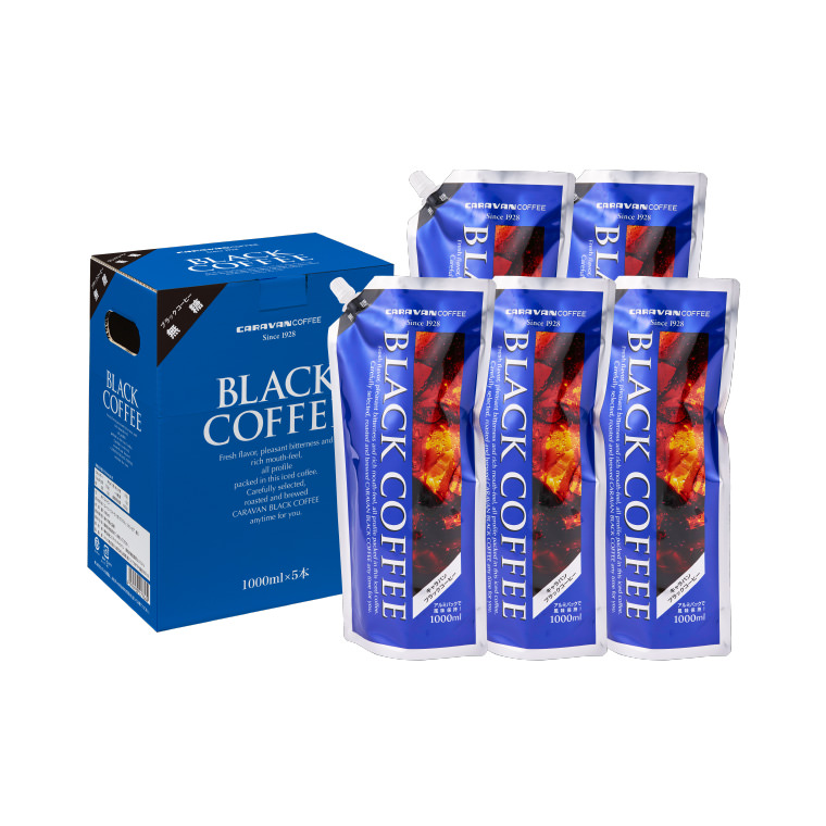 ブラックコーヒー無糖5本セット