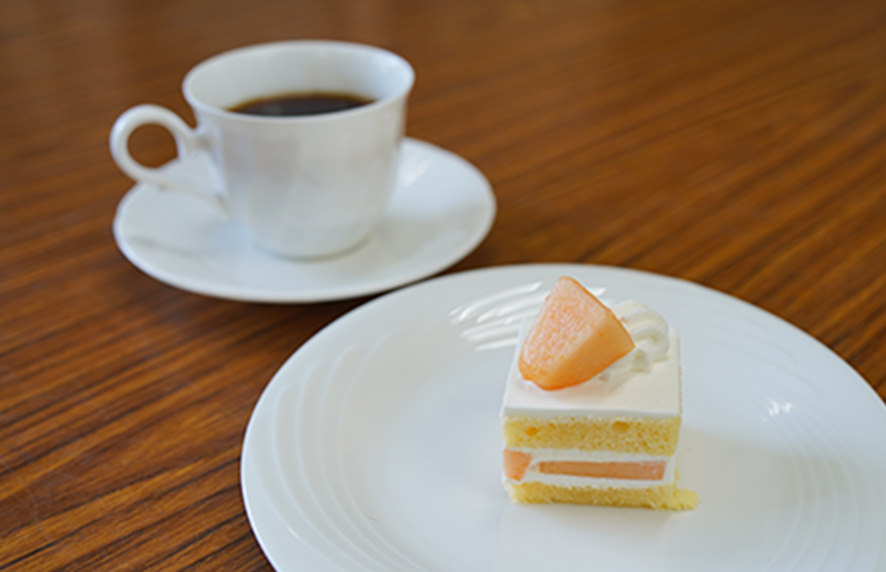 メロンのショートケーキ